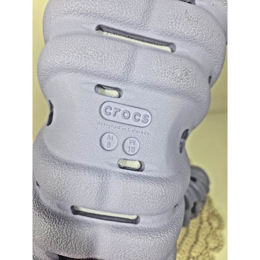 NEW CROCS ECHO CLOG WOMAN 10 MEN 8 Lavender COMFORT WATER RESISTANT LIGHTWEIGHT - Picture 13 of 15